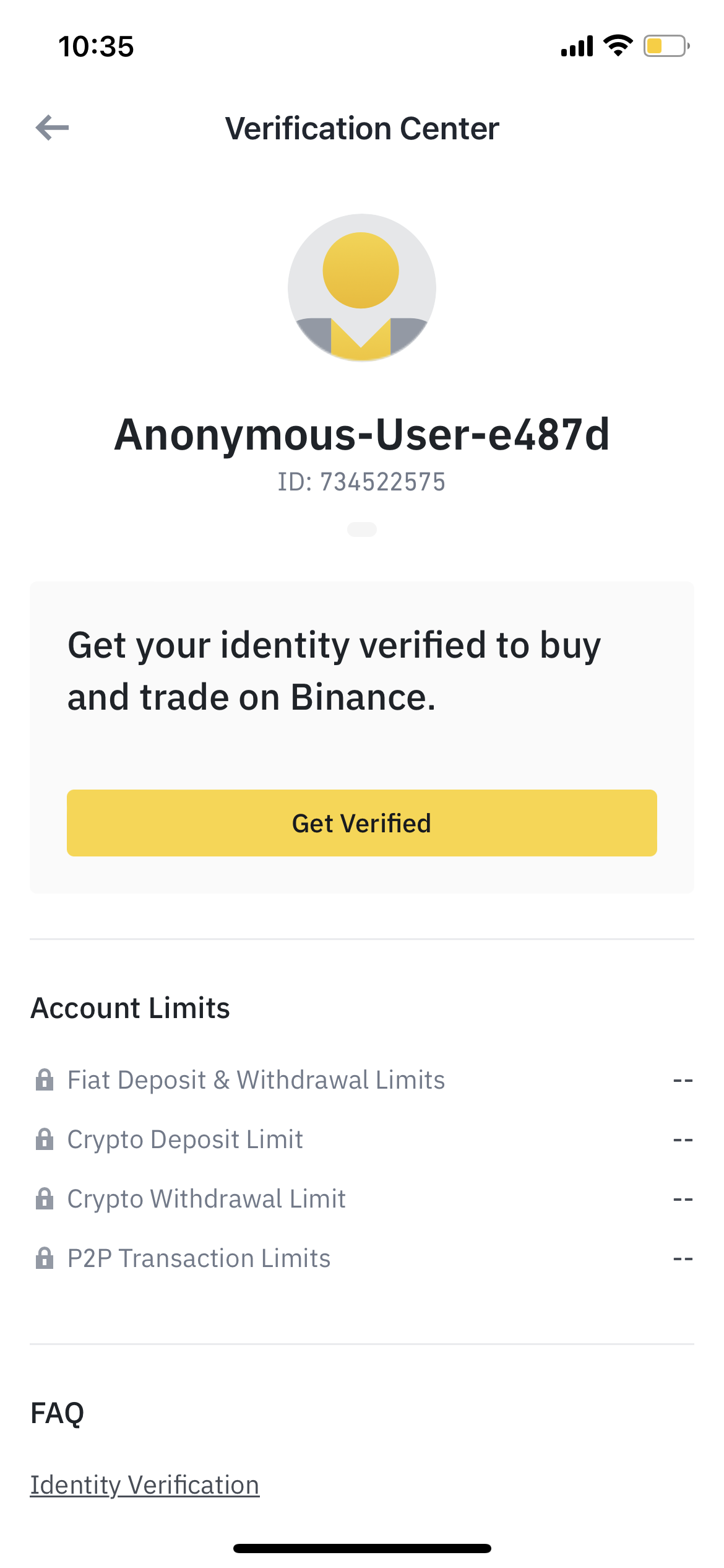 Verify Now button